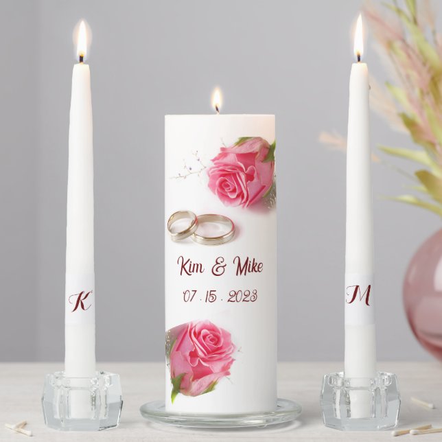 Personalized Unity Candle Set (In Situ)