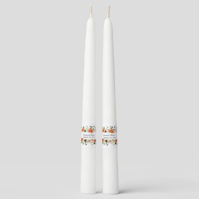 Personalized Unity Candle Set with (Front)