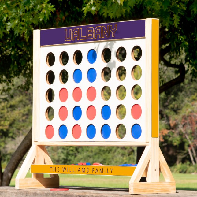 Personalized University at Albany Fast Four (Lawn)