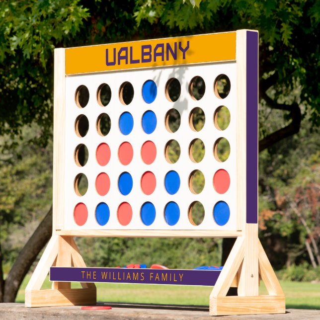 Personalized University at Albany Fast Four (Lawn)