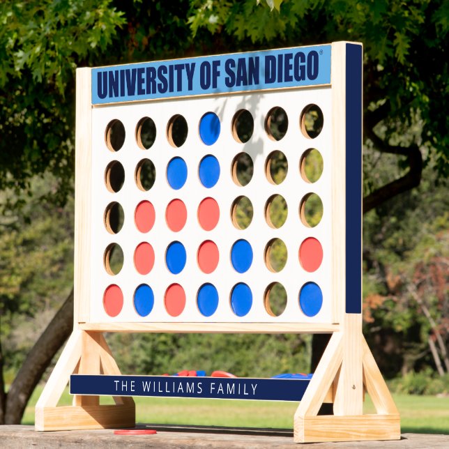 Personalized University of San Diego Fast Four (Lawn)