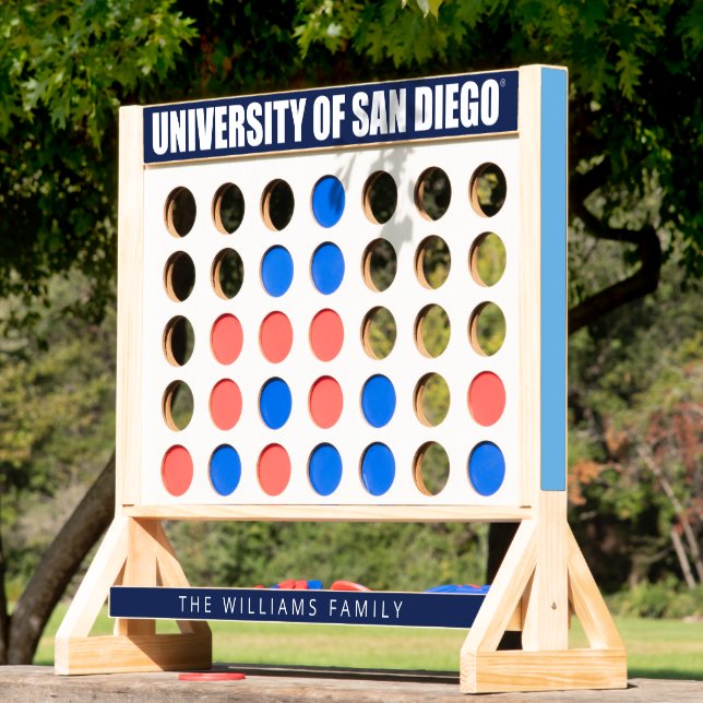 Personalized University of San Diego Fast Four (Lawn)