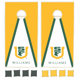 Personalized University of San Francisco SF Logo Cornhole Set