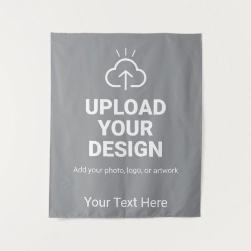 Personalized Upload Your Design and Text Tapestry