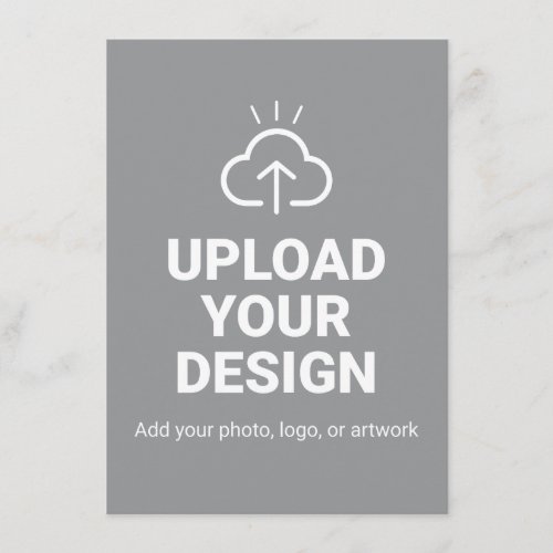 Personalized Upload Your Design Menu