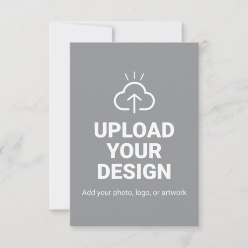 Personalized Upload Your Design RSVP Card