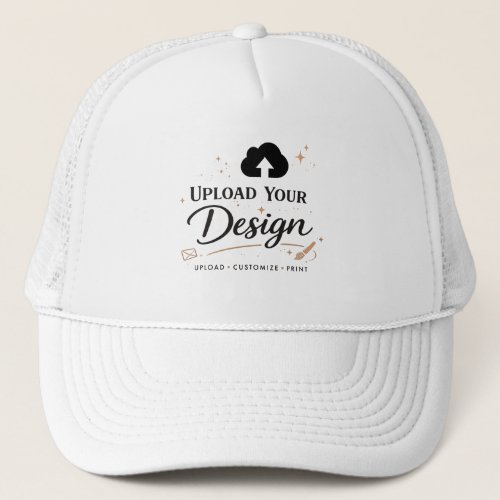 Personalized Upload Your Design  Trucker Hat