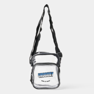 Personalized Uruguay Pride Edition Clear Crossbody Bag
