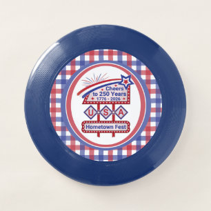 Personalized USA 250–Patriotic Retro Marquee Wham-O Frisbee