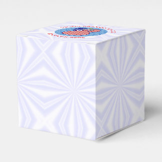 Personalized USA Flag Angel Grandma Classic Favor Boxes
