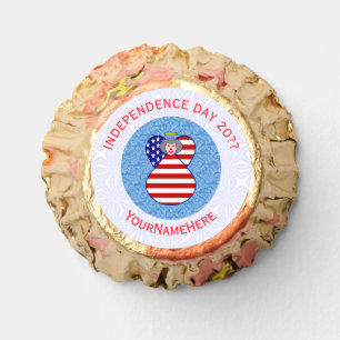 Personalized USA Flag Angel Grandma Reese's Peanut Butter Cups