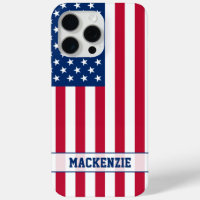 Personalized USA Flag Stars and Stripes