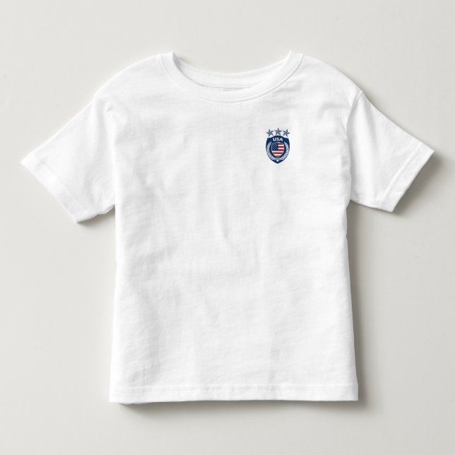 Personalized USA Sport Jersey Toddler T-Shirt (Front)