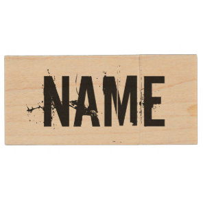 Personalized USB flash drive stick | Vintage style