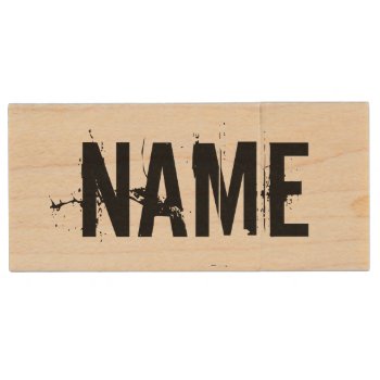Personalized Usb Flash Drive Stick | Vintage Style by logotees at Zazzle