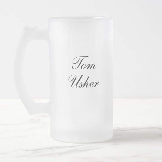 Personalized Usher Mug (Left)