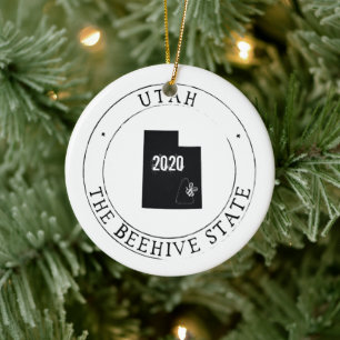Personalized Utah Ornament