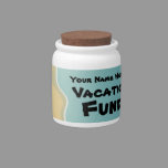 Personalized Vacation Fund Money Saving Bank Jar