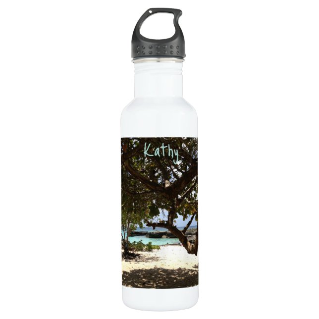 Personalized Vacation Picture Water Bottle (Front)