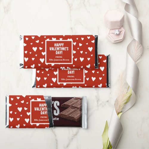 Personalized Valentine Chocolate Bars