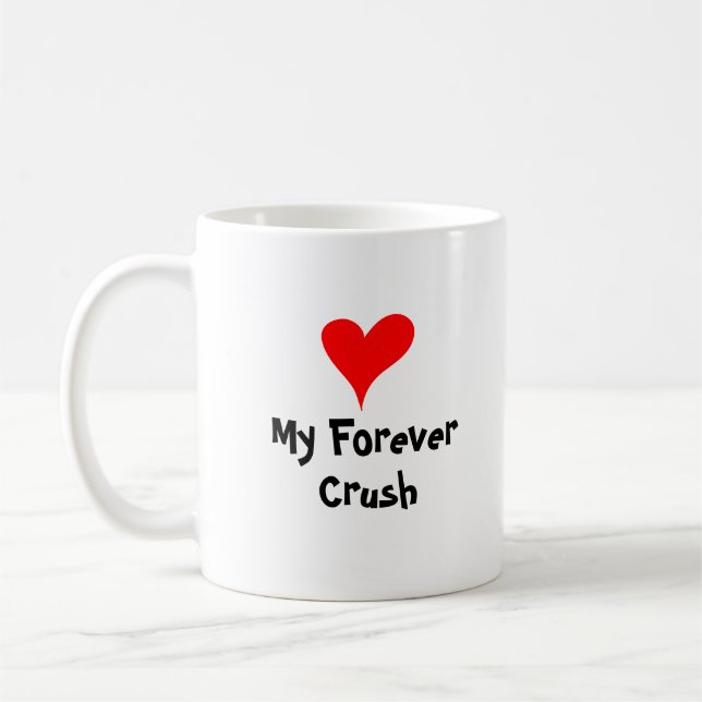 Personalized Valentine Coffee Mug, Custom Valentin Mug (Left)