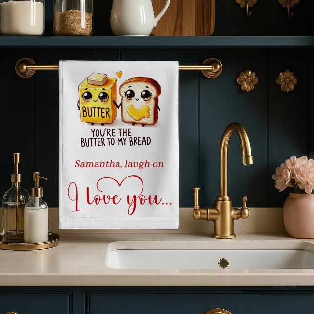 Personalized Valentine Gift Funny Food Towel (Personalized Valentine Gift Funny Food Towel)