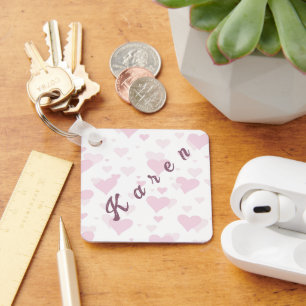 Personalized Valentine Keychain Valentines Day
