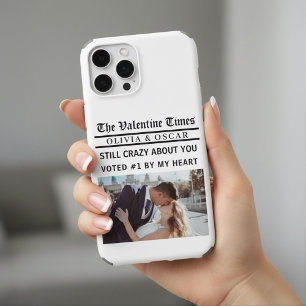 Personalized Valentine Newspaper  iPhone 17 Pro Case