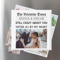 Personalized Valentine Newspaper 