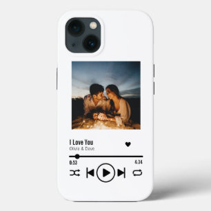 Personalized Valentine Photo Song Playlist iPhone 13 Case
