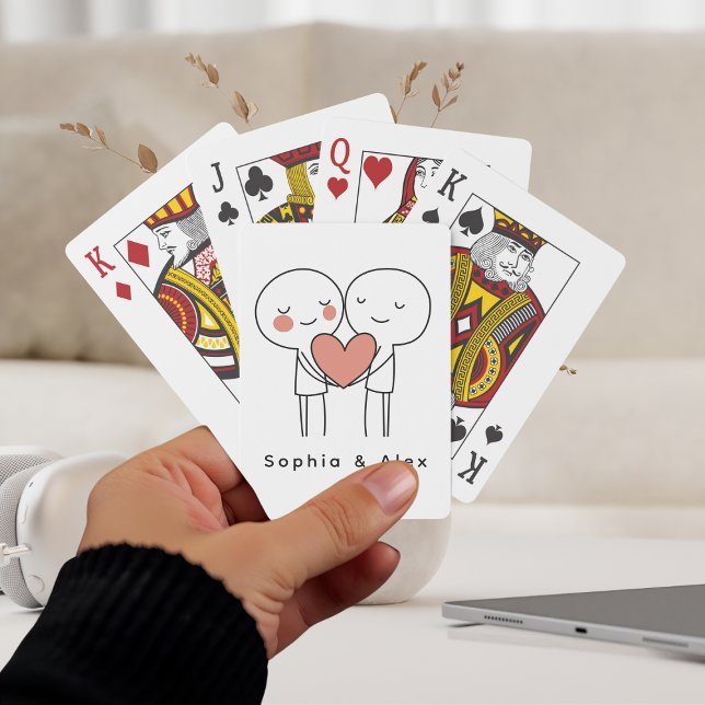 Personalized Valentine’s Couple Matching Poker Cards (Creator Uploaded)