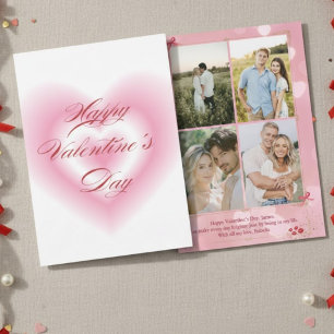 Personalized Valentine’s Day Card with Photo Rom