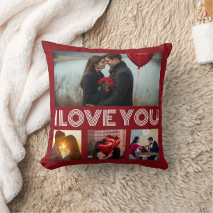 Personalized Valentine’s Day Love Throw Pillow