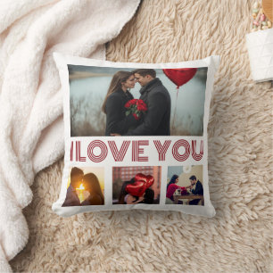 Personalized Valentine’s Day Love Throw Pillow