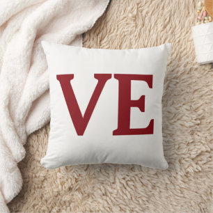 Personalized Valentine’s Day Love Throw Pillow
