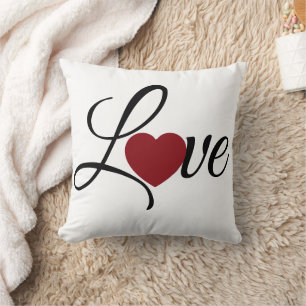 Personalized Valentine’s Day Love Throw Pillow