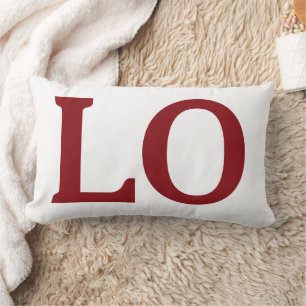 Personalized Valentine’s Day Love Throw Pillow