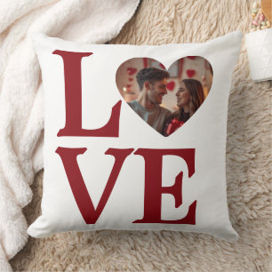 Personalized Valentine’s Day Love Throw Pillow