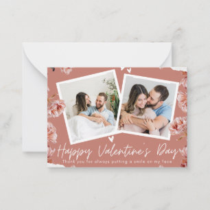Personalized Valentine’s Day Photo Card   Romantic