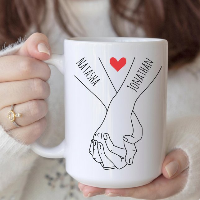 Personalized Valentine’s Mug Gift for His and Hers (Custom Valentine’s Day Mug Gift for Him Her, Custom Valentine’s Mug Gift for Girlfriend or Boyfriend)