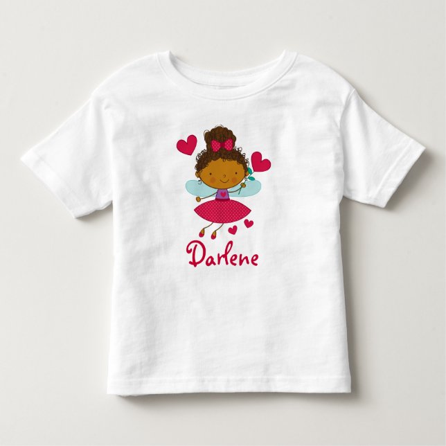 Personalized Valentine's Day Ethnic Fairy Tee (Front)