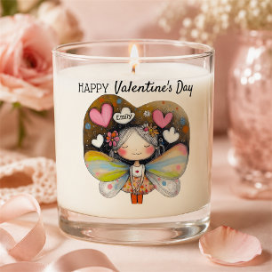 Personalized Valentine's Day Fairy Candle Gift