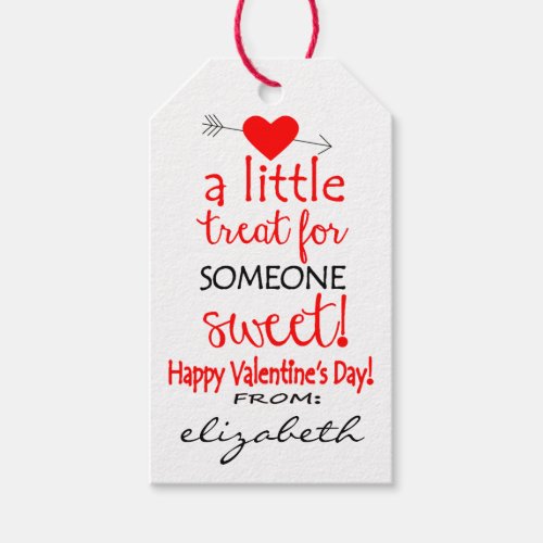 Personalized Valentines Day Friend Gift Tags