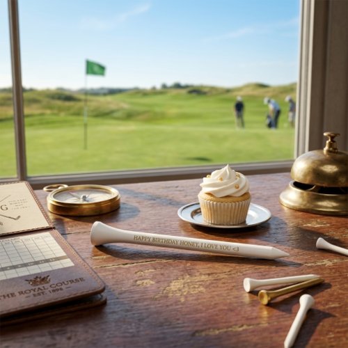 Personalized Valentine's Day Gift for Him Golf Tees