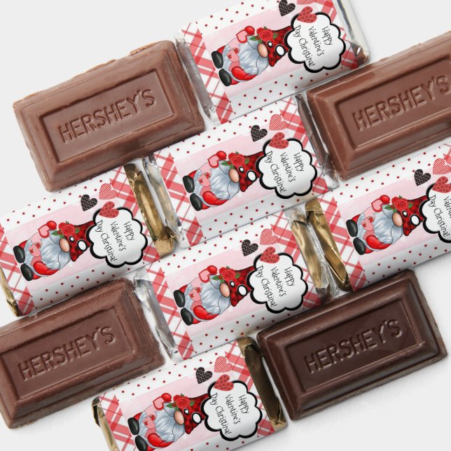 Personalized Valentine's Day Gnome Hershey's Miniatures (Assorted)