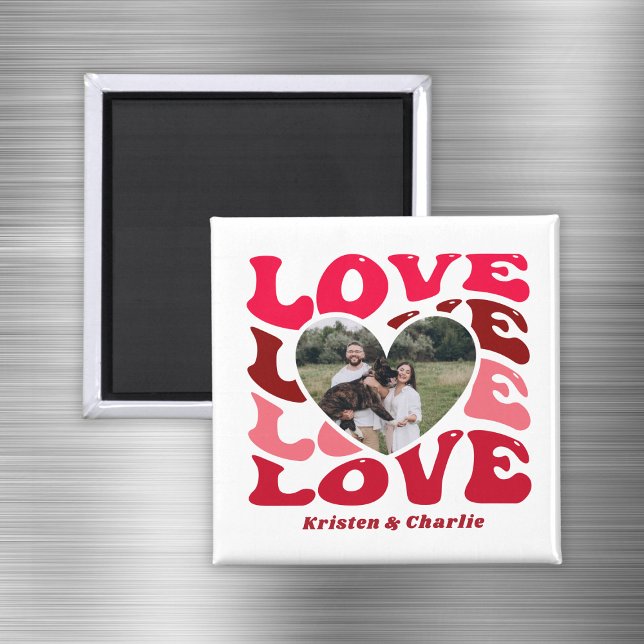 Personalized Valentine's Day Heart Custom Photo Magnet (Personalized Valentine's Day Heart Custom Photo Magnet
)