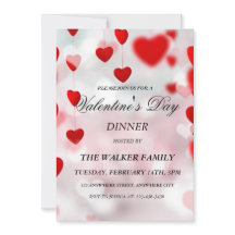 Personalized Valentine's Day Invitation Card