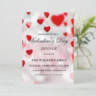 Personalized Valentine's Day Invitation Card