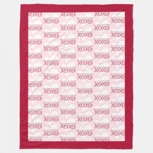 Personalized Valentine's Day Large Fleece Blanket