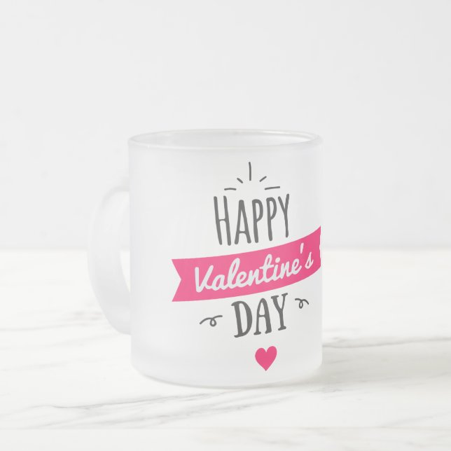 Personalized Valentine's Day Mugs (Front Left)